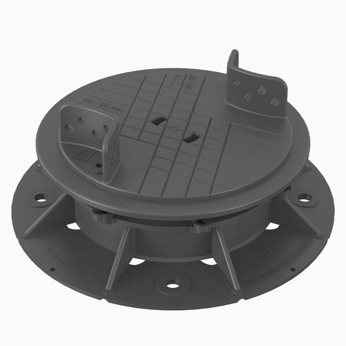 Контактный штифт для технического пола из полипропилена - VERSIJACK® VJ-F1 41-54 mm - Elmich Pte Ltd - для наружного применения / для интерьера / регулируемый