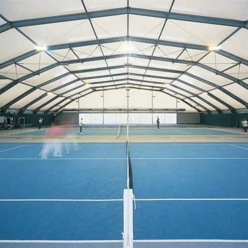Натяжная конструкция на металлическом каркасе - TENNIS  - AmarantoIdea - для покрытий / для стены / для спортивной площадки