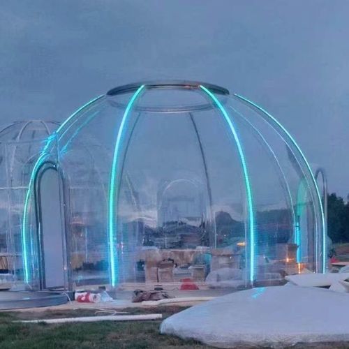 Натяжная конструкция на металлическом каркасе - CUPOLE  - AmarantoIdea - куполообразная / из поликарбоната / для организации мероприятий