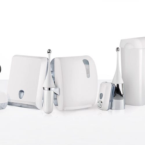 Дозатор мыла для профессионального использования - WHITE - LINEA COLORED - MAR PLAST Group S.p.A. - настенный / из ABS / ручной