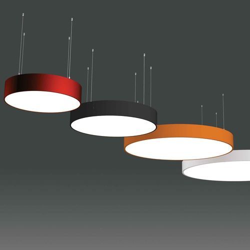 Подвесной светильник - ILUMDRUM - BSI LIGHTING TECHNOLOGIES INC. - выступающий / LED / круглый