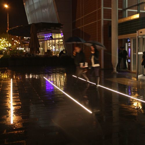 Видимый светильник - ILINEX S - BSI LIGHTING TECHNOLOGIES INC. - встраиваемый в пол / LED / линейный