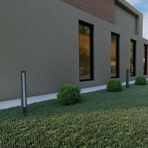 Городской столбик освещения - ISIGN - BSI LIGHTING TECHNOLOGIES INC. - современный / из алюминия / LED