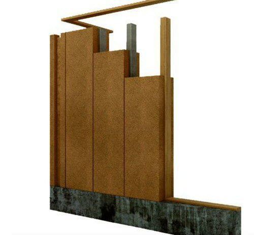 Cтроительная панель из пеньки - HEMPCRETE - Vector Trade UK - настенная / для фасада / экологическая
