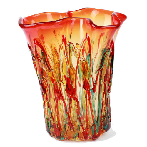 Современная ваза - FLAMES : CUBA - Original Murano Glass s.n.c. - из дутого стекла / из муранского стекла / ручной работы
