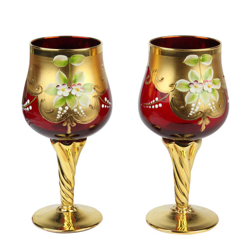 Стакан на ножке - TREFUOCHI : YOU&ME  - Original Murano Glass s.n.c. - из дутого стекла / из муранского стекла
