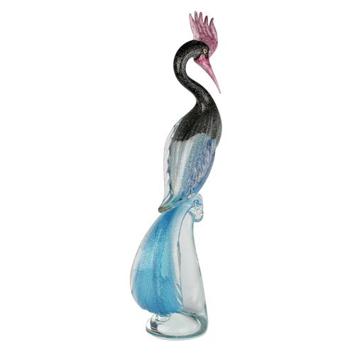 Скульптура из муранского стекла - LIMITED EDITION OF ART : MALE ROYAL HERON - Original Murano Glass s.n.c.