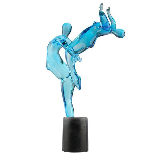 Скульптура из муранского стекла - ROCK 'N' ROLL LOVERS DANCERS  - Original Murano Glass s.n.c. - из золота