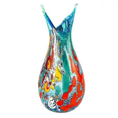 Современная ваза - HARLEQUIN MIX COLOR : PAPILLON - Original Murano Glass s.n.c. - из дутого стекла / из муранского стекла / многоцветная