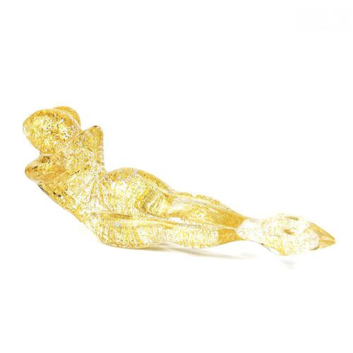Скульптура из муранского стекла - LYING LOVERS - Original Murano Glass s.n.c. - из золота