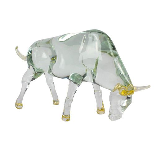 Скульптура из муранского стекла - EXCLUSIVE BULL - Original Murano Glass s.n.c. - из золота