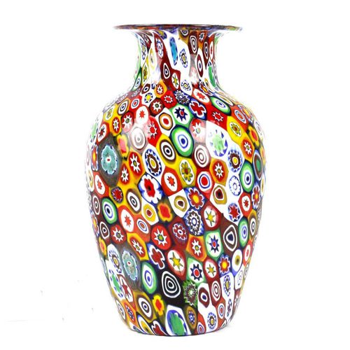 Классическая ваза - MILLEFIORI MIX - Original Murano Glass s.n.c. - из муранского стекла / ручной работы