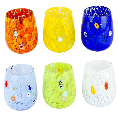 Стакан для вина - SPRING - Original Murano Glass s.n.c. - для коктейлей / из дутого стекла / из муранского стекла