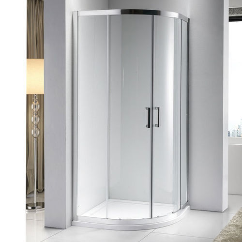Душевая кабина из стекла - A1800 - Shaoxing Joyful Bathroom Co., Ltd - с раздвижными дверями / угловая / прозрачное стекло