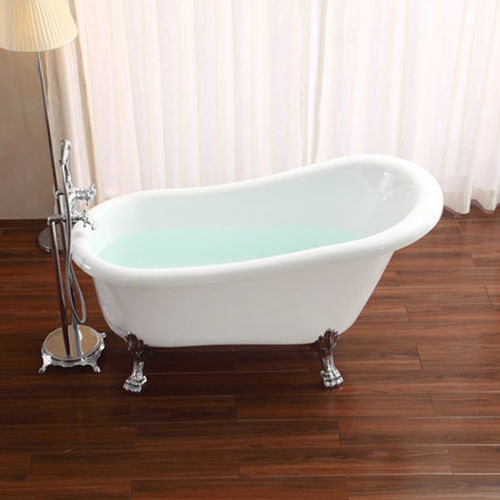 Овальная ванна - MV009G - Shaoxing Joyful Bathroom Co., Ltd - на ножках / для жилых зданий / из акрила