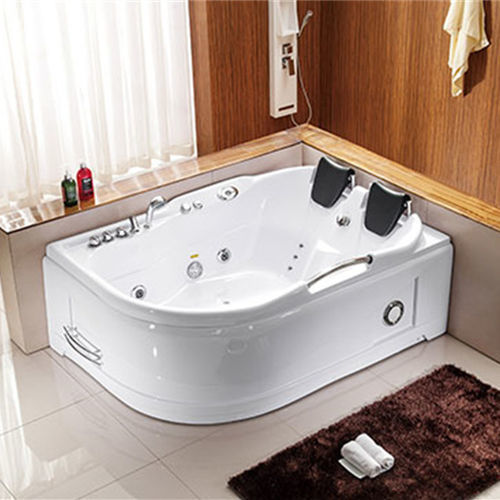 Каркасная спа-ванна - A024 - Shaoxing Joyful Bathroom Co., Ltd - угловая / овальная / 2 места