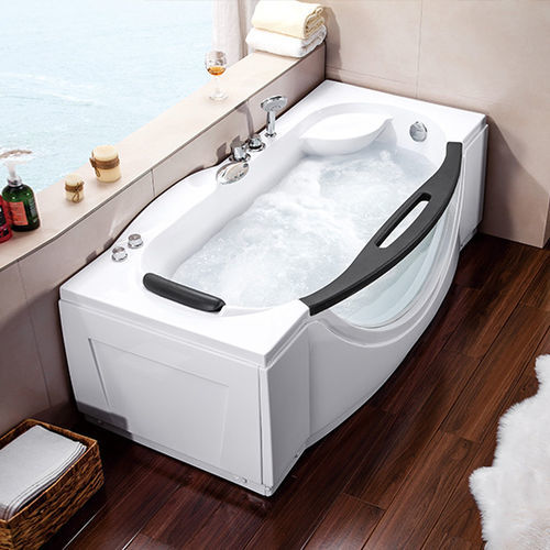 Каркасная спа-ванна - A027B - Shaoxing Joyful Bathroom Co., Ltd - прямоугольная / 2 места / из акрила