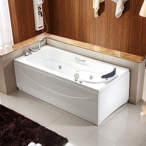 Каркасная спа-ванна - A045 - Shaoxing Joyful Bathroom Co., Ltd - прямоугольная / 1 место / из акрила
