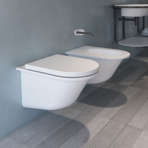 Подвесной унитаз - T13207 - Munk Building Materials Co., Ltd. - из Solid Surface / для бытового использования / для профессионального использования