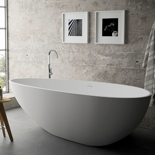 Овальная ванна - B11610 - Munk Building Materials Co., Ltd. - отдельностоящая / для жилых зданий / из Solid Surface