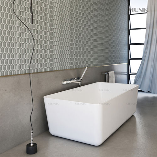 Отдельностоящая ванна - B116W2 - Munk Building Materials Co., Ltd. - для жилых зданий / из Solid Surface / из акрила