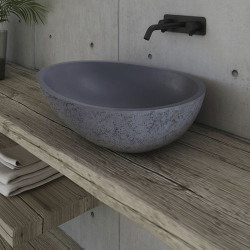 Настольная раковина - P12617 - Munk Building Materials Co., Ltd. - из акрила / из Solid Surface / глянцевая