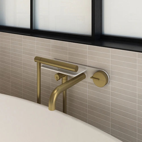 Однорычажный смеситель для ванны - 92W720 - Munk Building Materials Co., Ltd. - настенный / из латуни / из Solid Surface