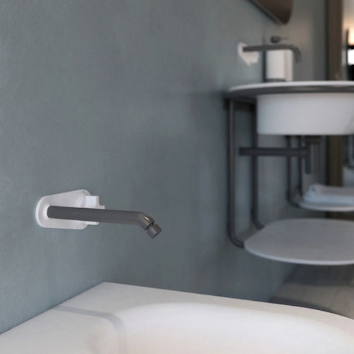 Однорычажный смеситель для ванны - 94W2B8 - Munk Building Materials Co., Ltd. - настенный / из латуни / из Solid Surface