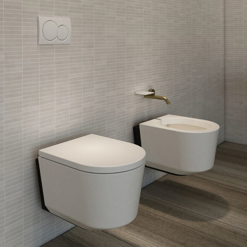 Подвесной унитаз - T14412 - Munk Building Materials Co., Ltd. - из керамики / для бытового использования / для профессионального использования