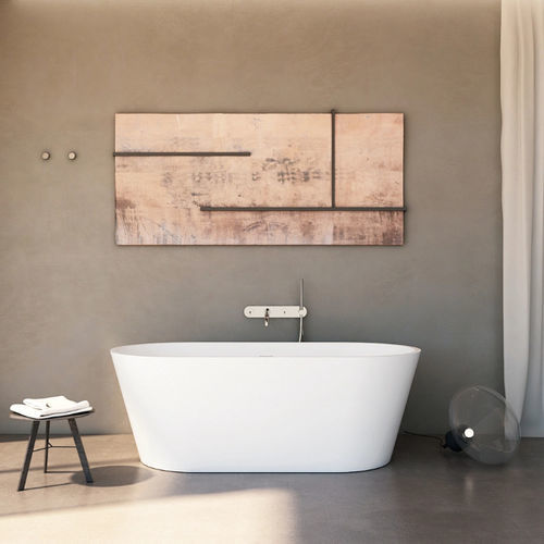 Овальная ванна - B11505 - Munk Building Materials Co., Ltd. - отдельностоящая / для жилых зданий / из Solid Surface