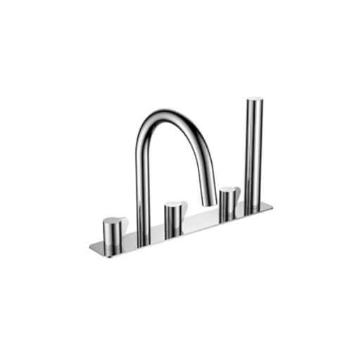 Однорычажный смеситель для ванны - 93W780 - Munk Building Materials Co., Ltd. - встраиваемый / из латуни / 4 отверстия
