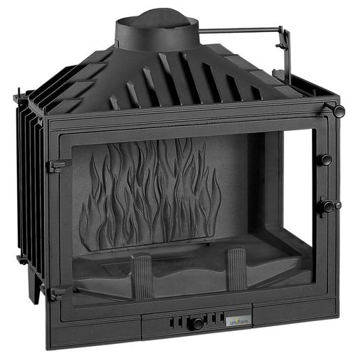 Угловая топка для камина - UNIFLAM 700 STANDARD RIGHT - Parkanex Sp. z o.o. - дровяная