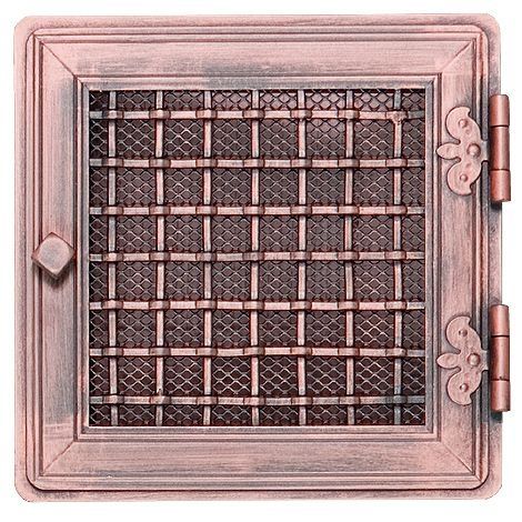 Вентиляционная решетка из стали - STYLISH COPPER PATINA - Parkanex Sp. z o.o. - прямоугольная / квадратная / регулируемая