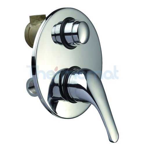 Однорычажный смеситель для душа - RUTP1403GMCC - Thermomat S.r.l. - встраиваемый / с таймером / из хромированной латуни