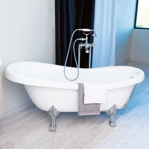 Ванна на ножках - ILOT 202510202 - AYOR BATHROOM - для жилых зданий / из акрила / из латуни