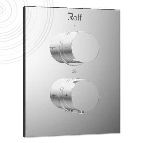 Однорычажный смеситель для душа - EV'O 501017020 - AYOR BATHROOM - встраиваемый / термостатический / из латуни