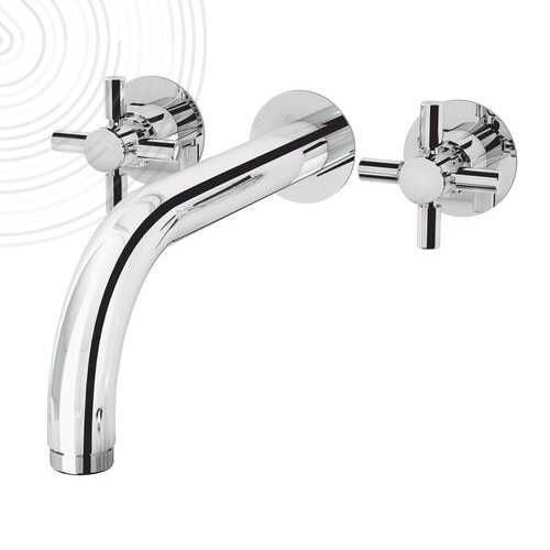 Двухрычажный смеситель для раковины - STAR'O 501017014 - AYOR BATHROOM - настенный / встраиваемый / из металла