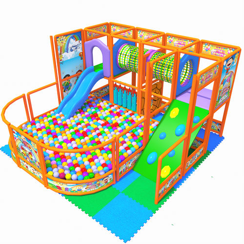 Игровая конструкция для общественных учреждений - PL608 - Play Wily - Tutto Gonfiabili - из ПВХ / из оцинкованного железа / из губки