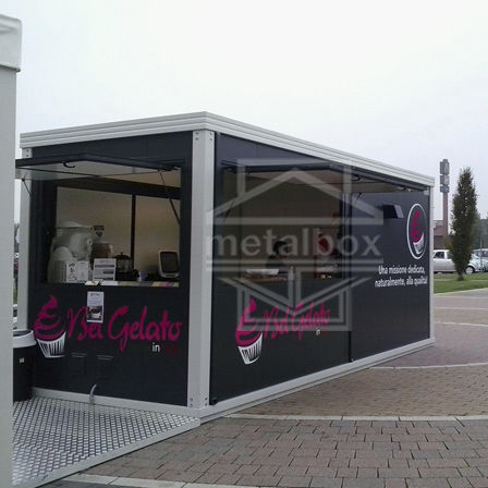 Сборное здание - metalbox spa - из металла / металлический каркас / для ресторана