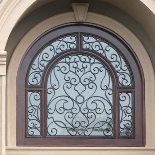 Окно из красного дерева - TW-14 - Granddoors - неподвижное / изогнутое / для жилых домов