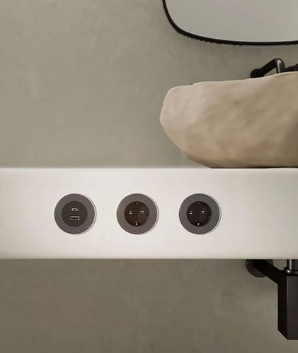 Розетка тока - VERSADOT - ASA International Group - USB / настенная / на столешнице