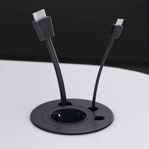 Электрическая розетка - VERSADOT CABLE - ASA International Group - для телефона / на столешнице / встраиваемая