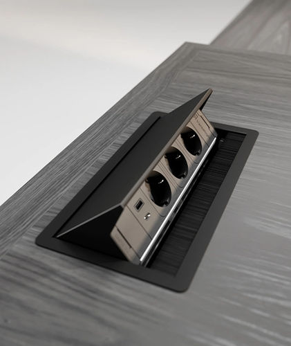 Розетка тока - VERSANET - ASA International Group - USB / HDMI / тройная