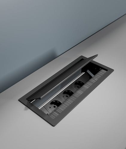 Розетка тока - VERSAFLAP MONO 3.0 - ASA International Group - USB / множественная / модульная