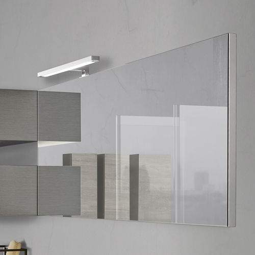 Настенное зеркало для ванной комнаты - C013 - BAXAR - современное / прямоугольное / с подсветкой
