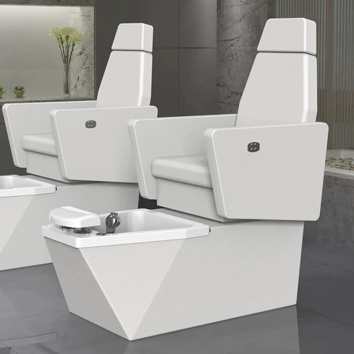 Кресло для педикюра из кожи - 4128 - Silverfox Corporation Limited - из PU / с подголовником / с опорой для ступней