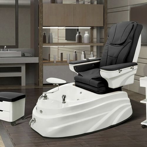 Кресло для педикюра из кожи - 4123B - Silverfox Corporation Limited - из PU / из акрила / с опорой для ступней