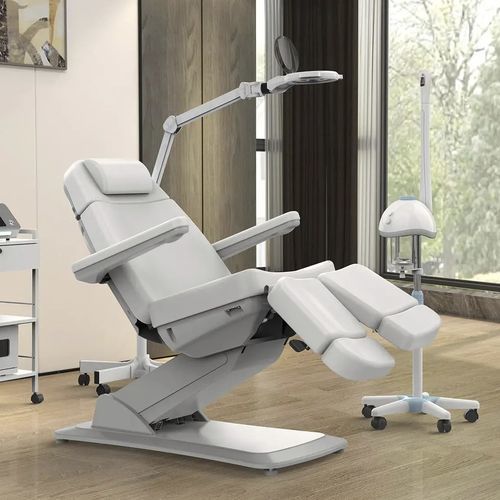 Кресло для педикюра из кожи - 2221G - Silverfox Corporation Limited - с опорой для ступней / с регулируемым наклоном / регулируемое