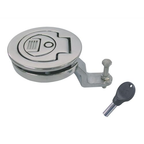 Ручка для раздвижной двери - 814060 - Marinetech Edelstahlhandel - из полированной нержавеющей стали / современная / со встроенным замком