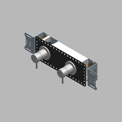 Однорычажный смеситель для раковины - QS3200 - QTOO - встраиваемый / из нержавеющей стали / для ванной комнаты